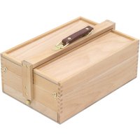 kangaro Künstler-Utensilienbox, 3 Etagen, Buchenholz