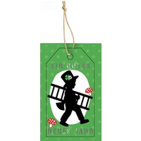 CACTUS Neujahrs-Geschenkanhänger , Schornsteinfeger,