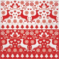 SUSY CARD Weihnachts-Motivservietten , Hirsche,