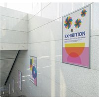 DURABLE Plakatrahmen, DIN A2, 25 mm Profil, Aluminium