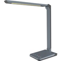 Hansa LED-Tischleuchte , Lumina, , Standfuß, metallic grau