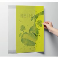 DURABLE Infohalter rPET, DIN A3, selbstklebend, transparent