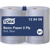TORK Mehrzweck-Putzrolle, 2-lagig, blau, 340 m
