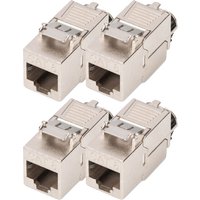 DIGITUS Keystone Modul, Kat. 8.1, geschirmt, 4er Set