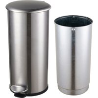 helit Tret-Abfallbehälter , the zinc, , 12 Liter, weiß