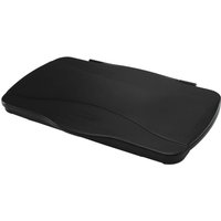 Rubbermaid Scharnierdeckel Slim Jim, schwarz