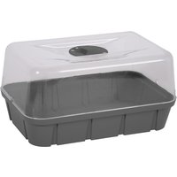 EDA Mini-Gewächshaus, Größe L, Volumen: 15,7 L, anthrazit