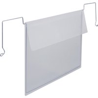 DURABLE Drahtbügeltasche mit Klappe, A5 quer, aus PP