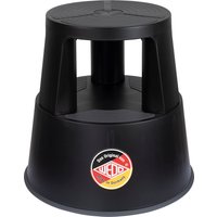 WEDO Rollhocker SuperStep, aus Kunststoff, schwarz / RAL9005