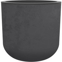 poétic Pflanzgefäß BASALT UP, rund, 485 mm, anthrazit