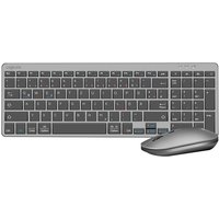 LogiLink BT Dual-Mode Desktop-Set, kabellos, grau/anthrazit