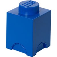 LEGO Aufbewahrungsstein STORAGE BRICK 1, 1,2 Liter, blau