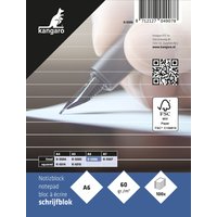 kangaro Notizblock DIN A6, liniert, 100 Blatt