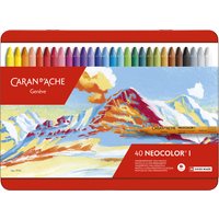 CARAN D, ACHE Wachsmalstift NEOCOLOR I, 40er Etui