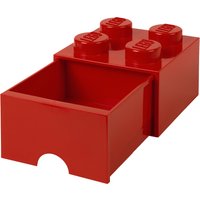 LEGO Schubladenbox STORAGE BRICK DRAWER 4, 1 Schub, rot