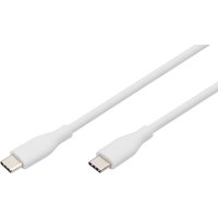 DIGITUS USB 2.0 Silikon-Anschlusskabel, USB-C, 0,5 m, weiß
