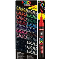 POSCA Pigmentmarker PC-5BR BRUSH, 60er Display