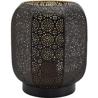 Securit Akku LED-Tischleuchte MARRAKECH, schwarz/gold