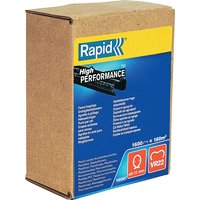 Rapid Zaun-Ringklammern VR22, Kunststoffüberzug, schwarz