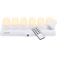 Securit Akku LED-Teelicht-Set AMSTERDAM, Warmweiß