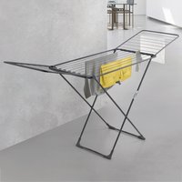 metaltex Flügel-Wäschetrockner Fuji ONYX, matt-schwarz