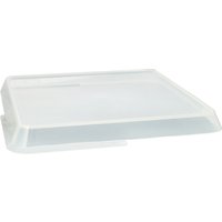 PAPSTAR Circulware Deckel für Schale, eckig, transparent