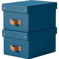 LEITZ Aufbewahrungsbox-Set Puro, Karton, 7 Liter, nachtblau