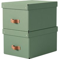 LEITZ Aufbewahrungsbox-Set Puro, Karton, 17 Liter,salbeigrün