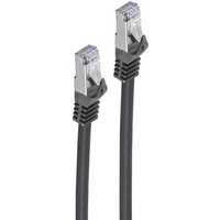 shiverpeaks Patchkabel PUR, Kat. 6A , S/FTP, 3,0 m, schwarz