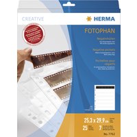 HERMA Negativhüllen für 7 x 5 Negative, klar, Polypropylen