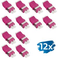 LogiLink LWL Kupplung-Set, 2x LC Duplex, ohne Flansch