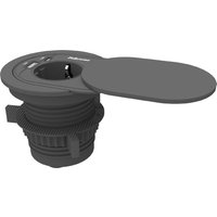 Fellowes Tisch-Einbausteckdose Power Spot, Typ F, schwarz