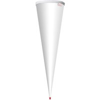 ROTH Schultüten-Rohling ohne Verschluss, rund, 700 mm, weiß