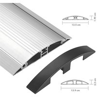 LogiLink Kabelbrücke, aus Alu & ABS, Länge: 754 mm, silber