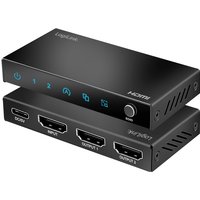 LogiLink 4K/60 Hz HDMI Splitter, Downscaler, EDID, 2-fach