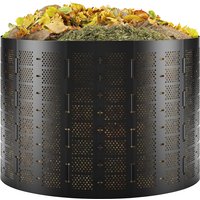 Bradas Kompostbehälter, 1.100 Liter, aus HDPE, schwarz