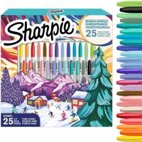 Sharpie Permanent-Marker FINE, 25er Holiday Pack