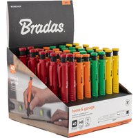 Bradas Bohrlochmarker, Strichbreite: 1,0 mm, 40er Display