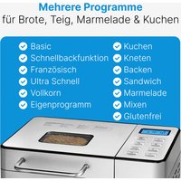 PROFI COOK Brotbackautomat PC-BBA 1282, 1,5 kg