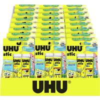 UHU Klebestift stic Spongebob, 2 x 21 g, 24er Display