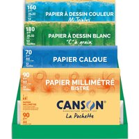 CANSON Zeichenpapier , Les incontournables, , 40er Display