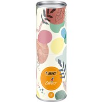 BIC Druckkugelschreiber 4 Colours Mineral Tones, 8er Dose