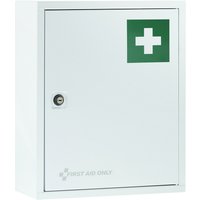 FIRST AID ONLY Erste-Hilfe-Schrank, Inhalt DIN 13157, weiß