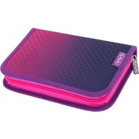 herlitz Schüleretui , Dip Dye pink/lila, , 31-teilig