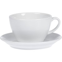 Esmeyer Milchkaffee-Tassen BISTRO, 6er Set, weiß