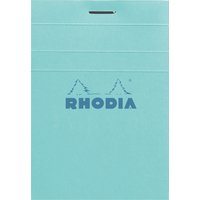 RHODIA Notizblock No. 11, DIN A7, kariert, azurblau