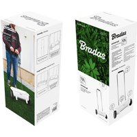 Bradas Garten-Sämaschine, 12 Liter, weiß/anthrazit