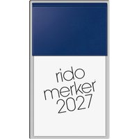 rido idé Tischkalender , Merker Miradur, , 2027, dunkelblau