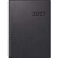 rido idé Buchkalender , Conform Wire-O, , 2027, schwarz