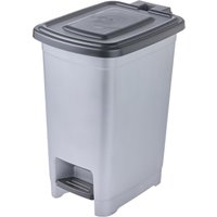 keeeper Tret-Abfalleimer , olaf, , 25 Liter, PP, light silver